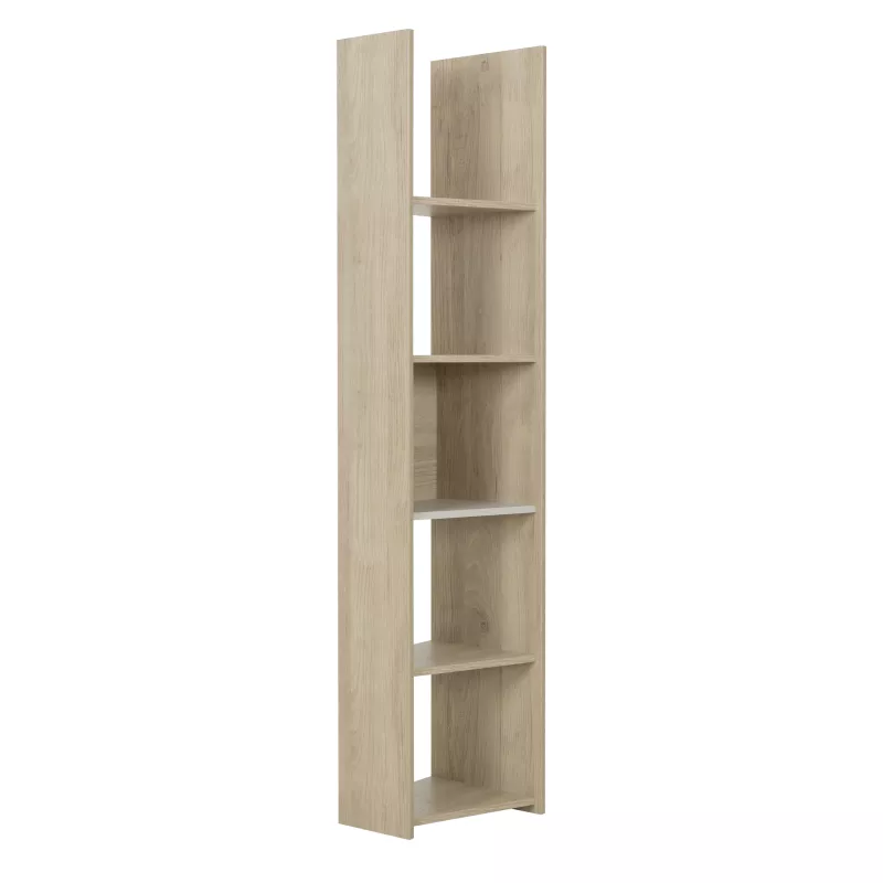 STRAW│ Bibliothèque finition angle ouverte│36x32/21xh175 cm