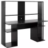 STREAM│Bureau gamer│Noir│167x60xh145 cm