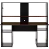 STREAM│Bureau gamer│Noir│167x60xh145 cm