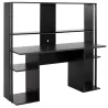 STREAM│Bureau gamer│Noir│167x60xh145 cm