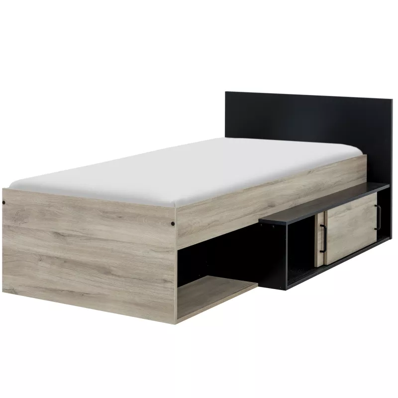ERQUY│Lit enfants rangements│90x200 cm