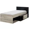 ERQUY│Lit enfants rangements│90x200 cm