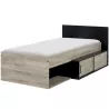 ERQUY│Lit enfants rangements│90x200 cm