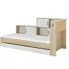 ERWAN│Lit enfant rangements│90x200 cm│Châtaignier naturel
