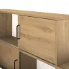 ERWAN│Lit enfant rangements│90x200 cm│Chêne artisan