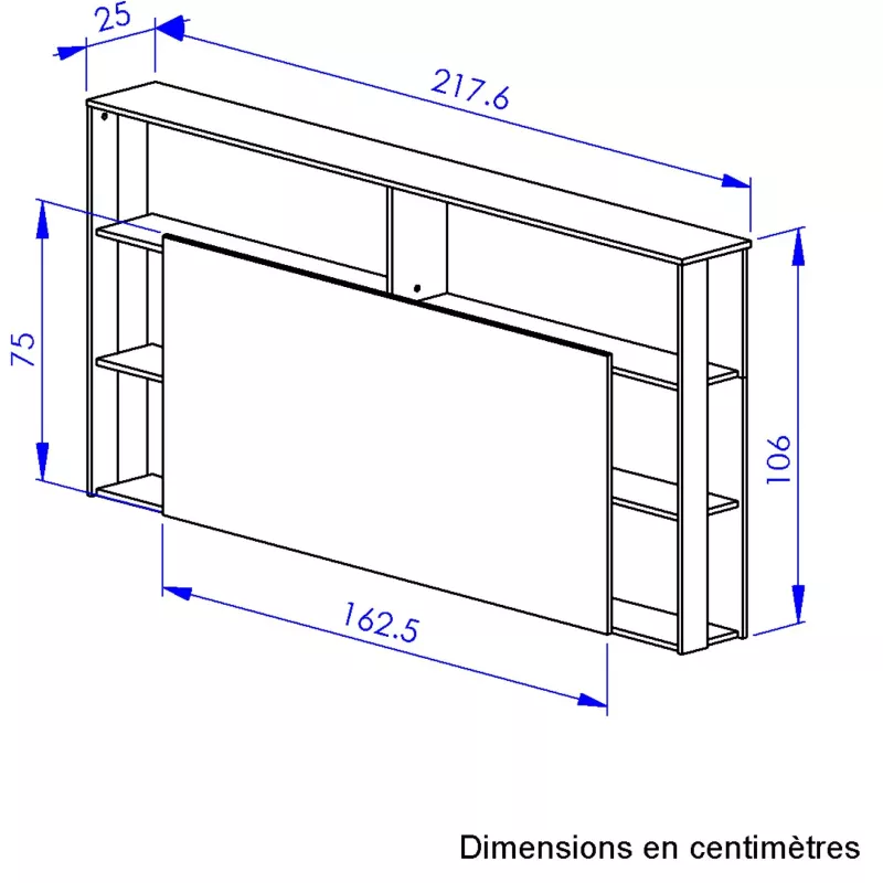 GENARO│Tête de lit│L218xh106 cm│Chêne artisan
