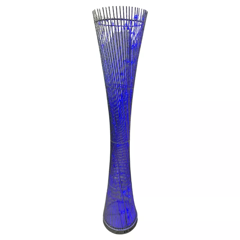 GLOBO│Lampe décorative - lumières bleues │aluminium