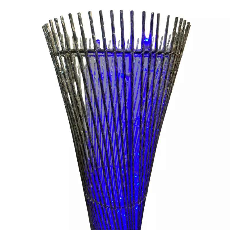 GLOBO│Lampe décorative - lumières bleues │aluminium
