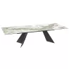 GOTHAM│Table extensible L 190-270 cm│Plateau céramique│Coloris à choix