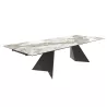 GOTHAM│Table extensible L 190-270 cm│Plateau céramique│Coloris à choix