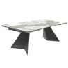 GOTHAM│Table extensible L 190-270 cm│Plateau céramique│Coloris à choix