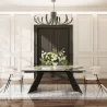 GOTHAM│Table extensible L 190-270 cm│Plateau céramique│Coloris à choix