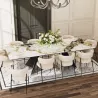 GOTHAM│Table extensible L 190-270 cm│Plateau céramique│Coloris à choix