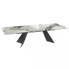 GOTHAM│Table extensible L 190-270 cm│Plateau céramique│Coloris à choix