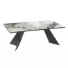 GOTHAM│Table extensible L 190-270 cm│Plateau céramique│Coloris à choix