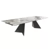 GOTHAM│Table extensible L 190-270 cm│Plateau céramique│Coloris à choix