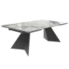 GOTHAM│Table extensible L 190-270 cm│Plateau céramique│Coloris à choix