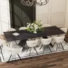 GOTHAM│Table extensible L 190-270 cm│Plateau céramique│Coloris à choix