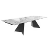 GOTHAM│Table extensible L 190-270 cm│Plateau céramique│Coloris à choix