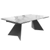 GOTHAM│Table extensible L 190-270 cm│Plateau céramique│Coloris à choix