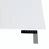 ENVEOL│Bureau électrique L 160xp 80 - 4 mémoires de position│Blanc/Gris aluminium