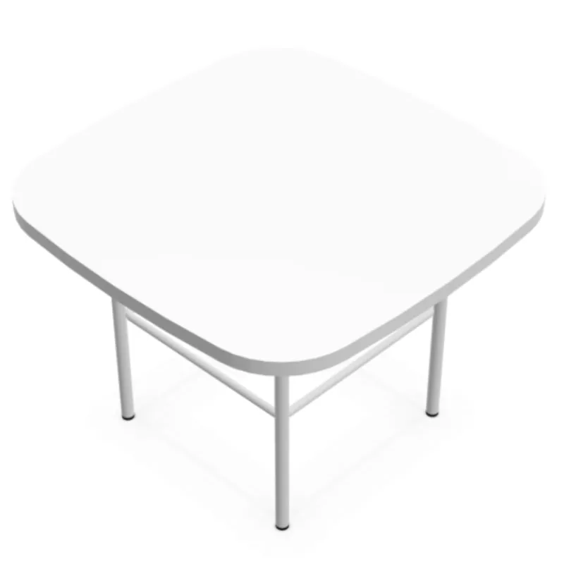 MARGOT│Table carrée L 50 x H 35 cm│2 coloris de plateaux/pieds disponibles