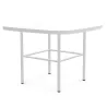 MARGOT│Table carrée L 50 x H 35 cm│2 coloris de plateaux/pieds disponibles