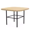 MARGOT│Table carrée L 50 x H 35 cm│2 coloris de plateaux/pieds disponibles