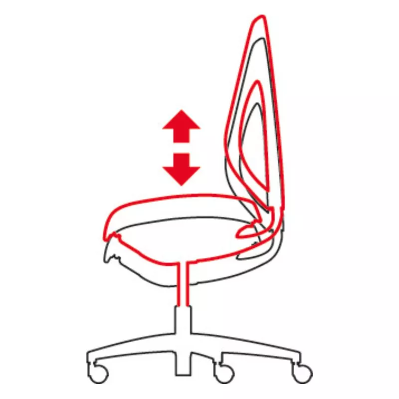HAG CAPISCO 8106│Chaise de travail│Noir