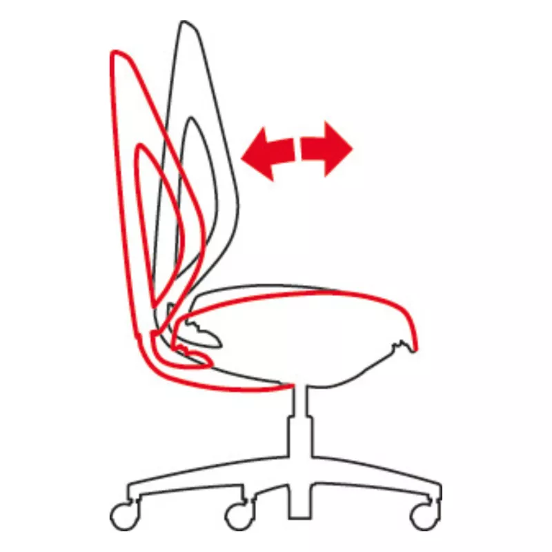 HAG CAPISCO 8106│Chaise de travail│Noir