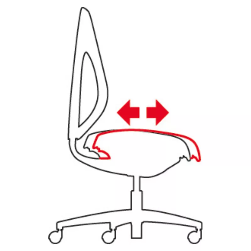 HAG CAPISCO 8106│Chaise de travail│Noir