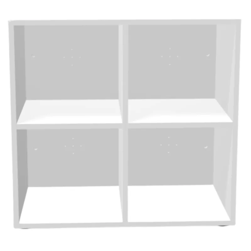 CAMILLE│Rangement 4 cases ouvert│coloris à choix