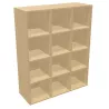 CAMILLE│Rangement 12 cases ouvert│coloris à choix