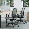 GABIN|Fauteuil de travail|Synchrone ergonomique-accoudoirs 4D