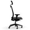 GABIN | Fauteuil de travail avec têtière | Synchrone ergonomique-accoudoirs 4D