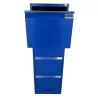 BISLEY│Classeur à dossiers suspendus H132cm - 4 tiroirs│Bleu Oxford