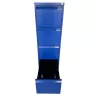 BISLEY│Classeur à dossiers suspendus H132cm - 4 tiroirs│Bleu Oxford