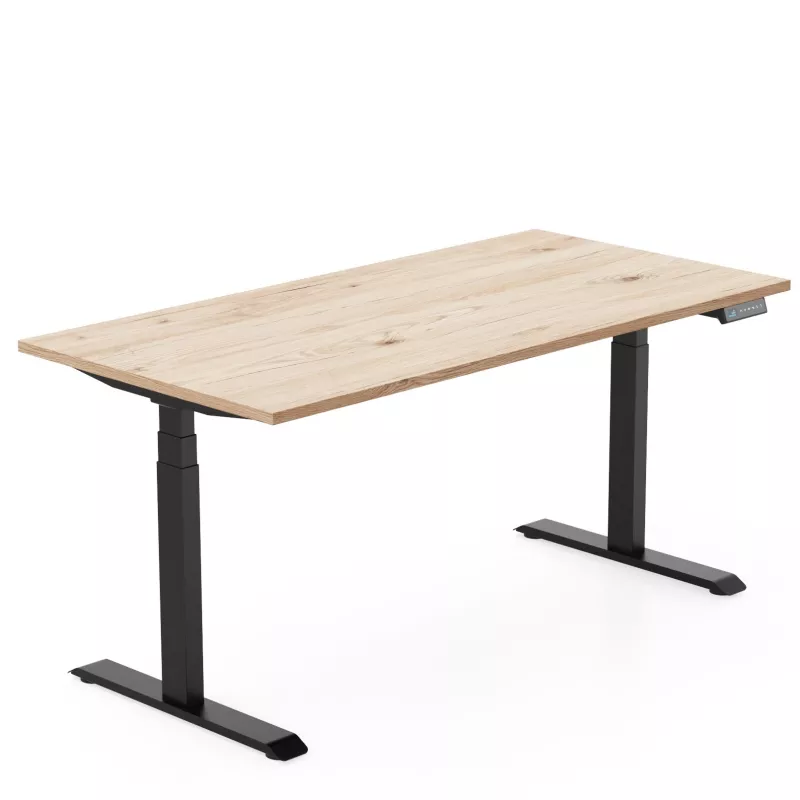 ERIN│Bureau électrique - p 80 cm - 4 mémoires double motorisation