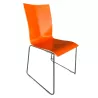 CHAIRIK│Chaise d'accueil/collectivité designer ERIK MAGNUSSEN│Orange