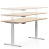 ERIN│Bureau électrique - p 80 cm - 4 mémoires double motorisation