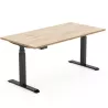 ERIN│Bureau électrique - p 80 cm - 4 mémoires double motorisation