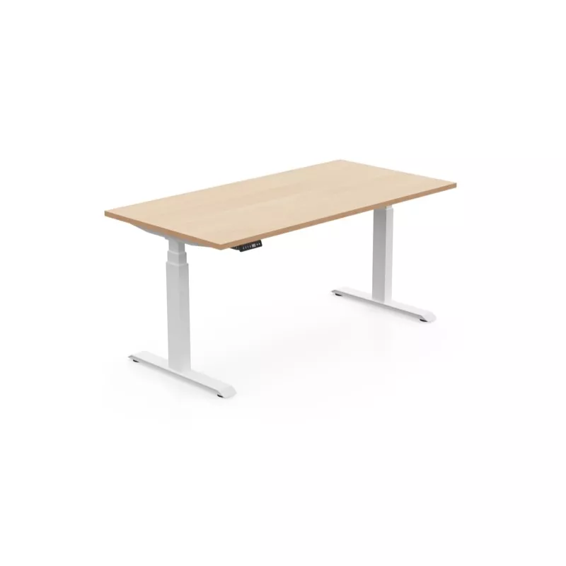 ERIN│Bureau électrique - p 80 cm - 4 mémoires double motorisation