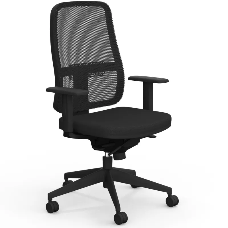 PAUL | Fauteuil de travail résille| Synchrone ergonomique-accoudoirs 1D