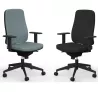 PAUL | Fauteuil de travail tissu| Synchrone ergonomique-accoudoirs 1D