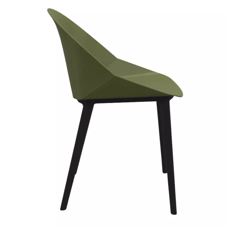 LOLA│Chaise Monocoque│4 pieds polypro│Coloris à choix