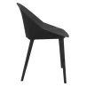 LOLA│Chaise Monocoque│4 pieds polypro│Coloris à choix