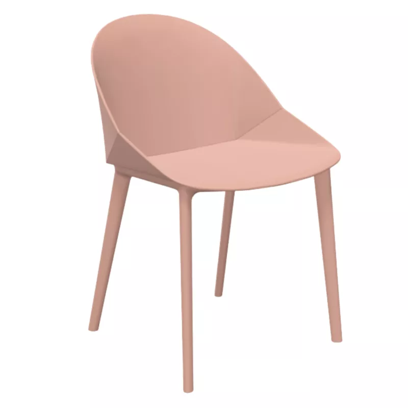 LOLA│Chaise Monocoque│4 pieds polypro│Coloris à choix