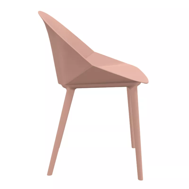 LOLA│Chaise Monocoque│4 pieds polypro│Coloris à choix