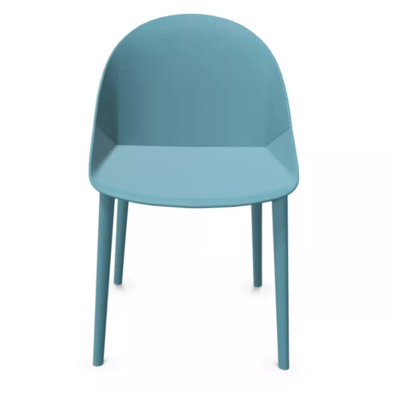 LOLA│Chaise Monocoque│4 pieds polypro│Coloris à choix