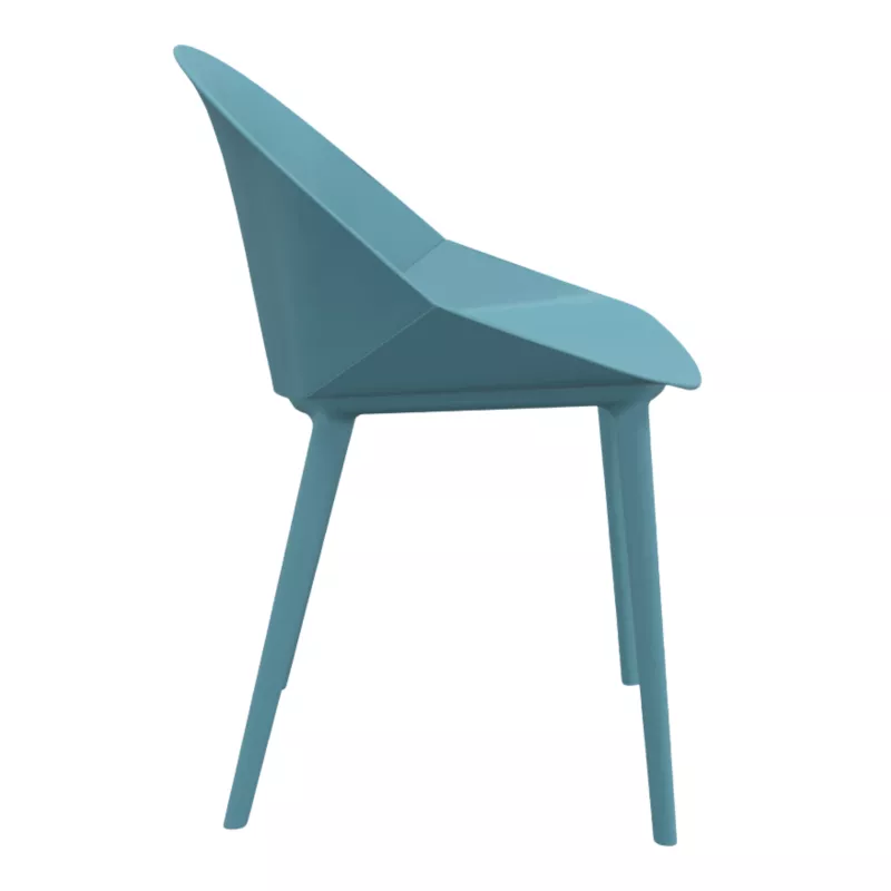 LOLA│Chaise Monocoque│4 pieds polypro│Coloris à choix
